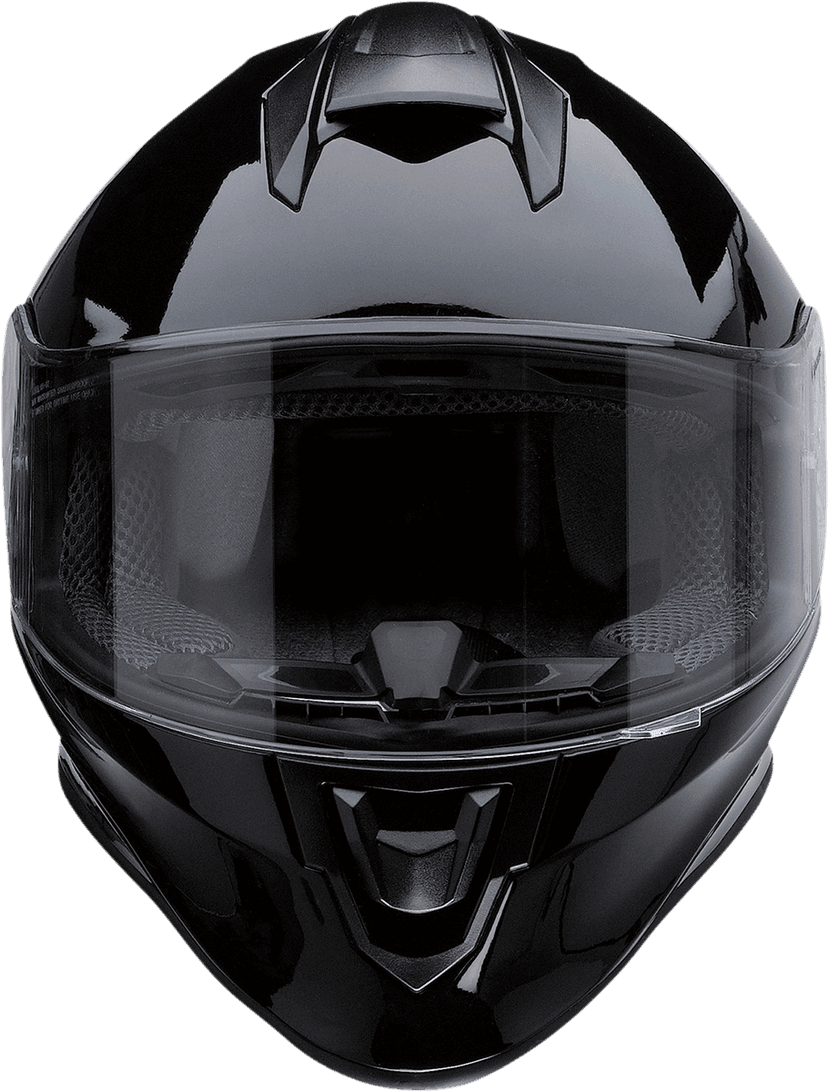Z1R 0102-0244 Youth Warrant Helmet - Gloss Black - Large — image 4 of 5
