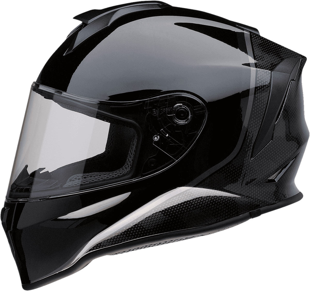 Z1R 0102-0247 Youth Warrant Helmet - Kuda - Gloss Black - Large