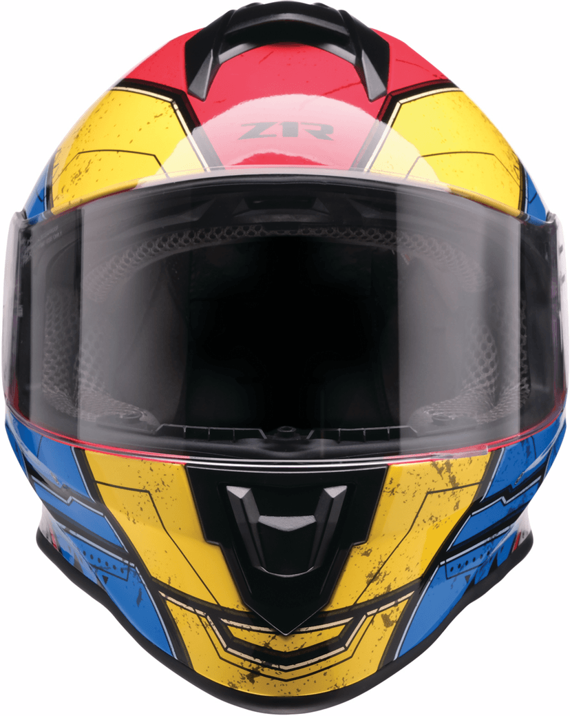 Z1R 0102-0293 Youth Warrant 2.0 Helmet - Sentinel - Blue/Yellow - Medium — image 2 of 4