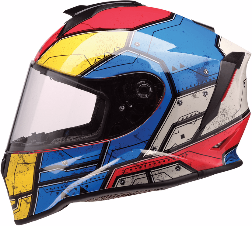 Z1R 0102-0294 Youth Warrant 2.0 Helmet - Sentinel - Blue/Yellow - Large — image 1 of 4