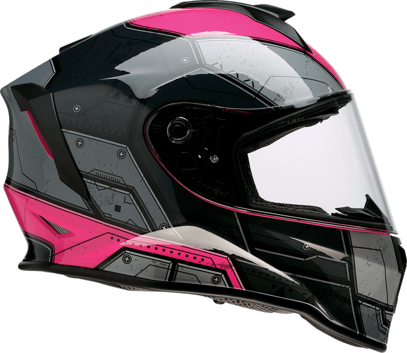 Z1R 0102-0296 Youth Warrant 2.0 Helmet - Sentinel - Black/Pink - Medium — image 3 of 4
