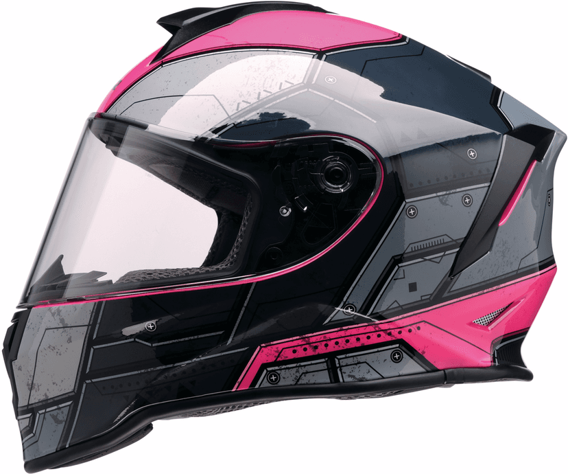 Z1R 0102-0296 Youth Warrant 2.0 Helmet - Sentinel - Black/Pink - Medium — image 1 of 4