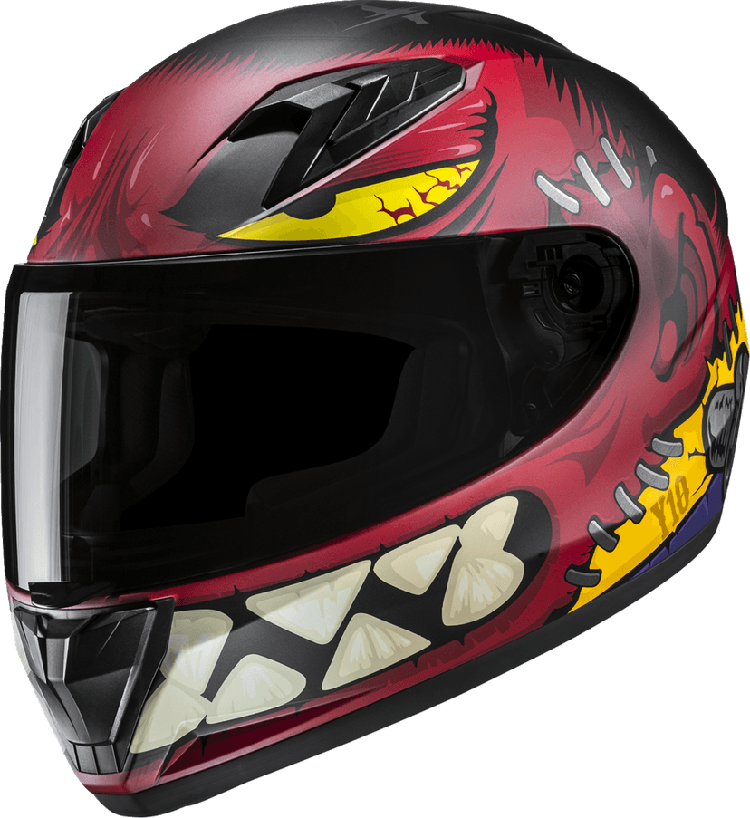 HJC 0102-0321 Youth Y10 Helmet - Frank - MC1SF - Small — image 1 of 3