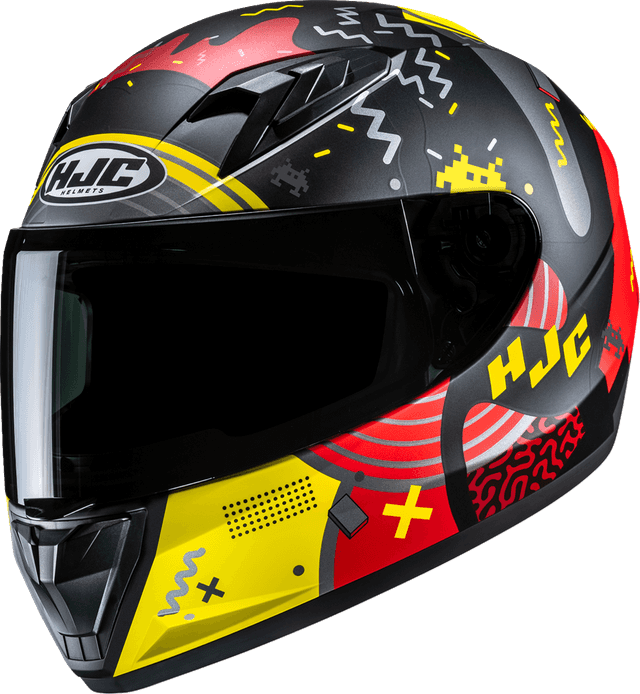 HJC 0102-0328 Youth Y10 Helmet - Mika - MC1SF - Medium