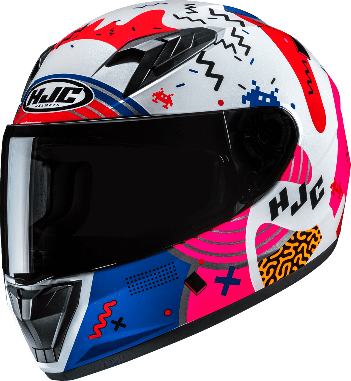 HJC 0102-0335 Youth Y10 Helmet - Mika - MC28 - Large