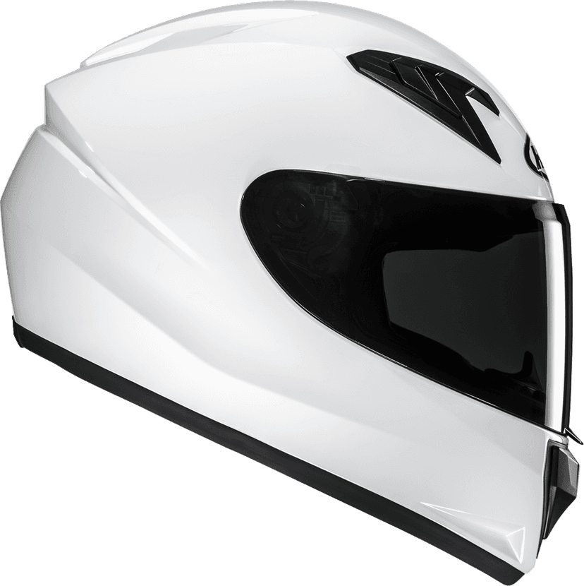 HJC 0102-0345 Youth Y10 Helmet - Solid - White - Small — image 3 of 5