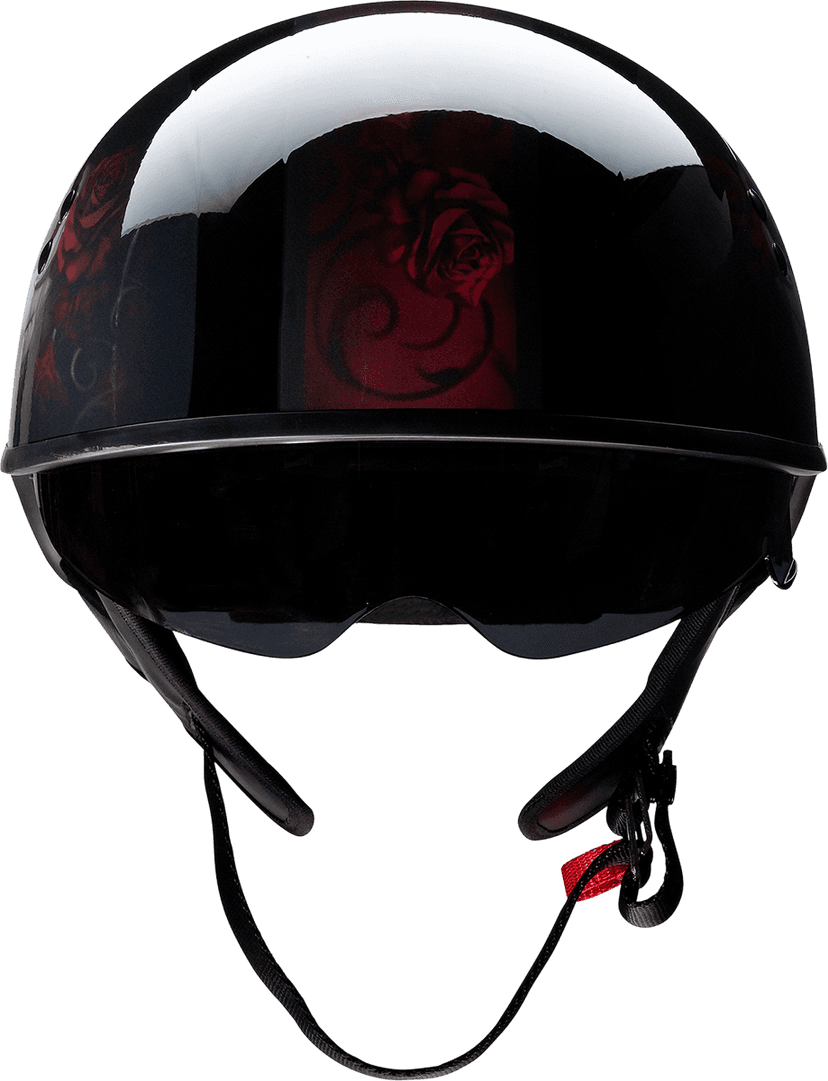 Z1R 0103-1316 Vagrant Helmet - Red Catrina - Black/Red - Large — image 4 of 6
