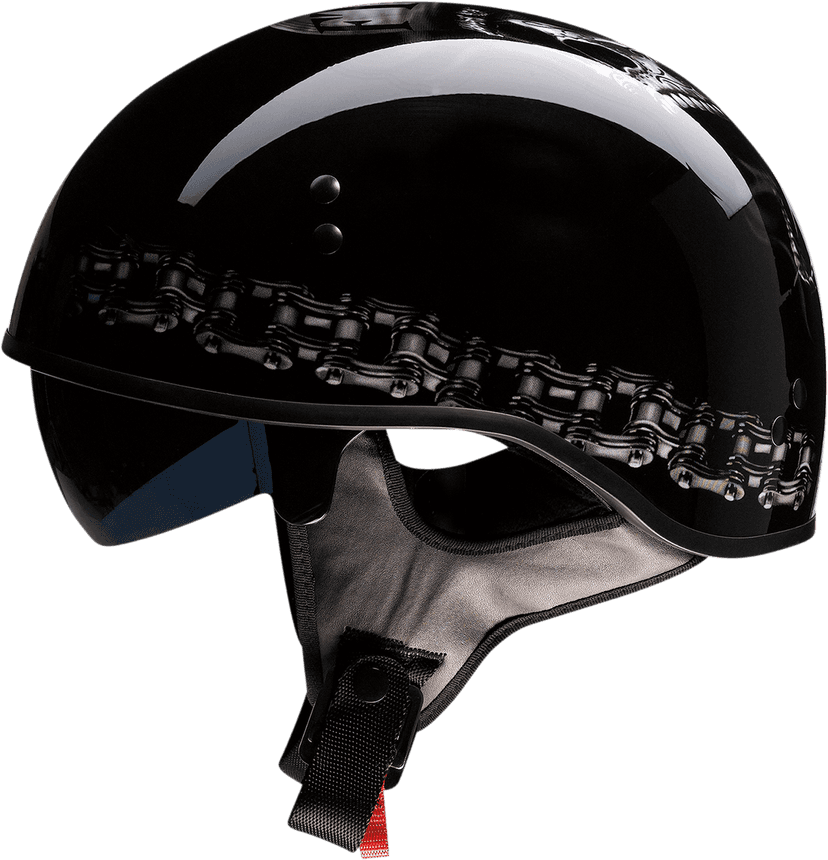 Z1R 0103-1321 Vagrant Helmet - FTW - Black/Gray - Large — image 5 of 7