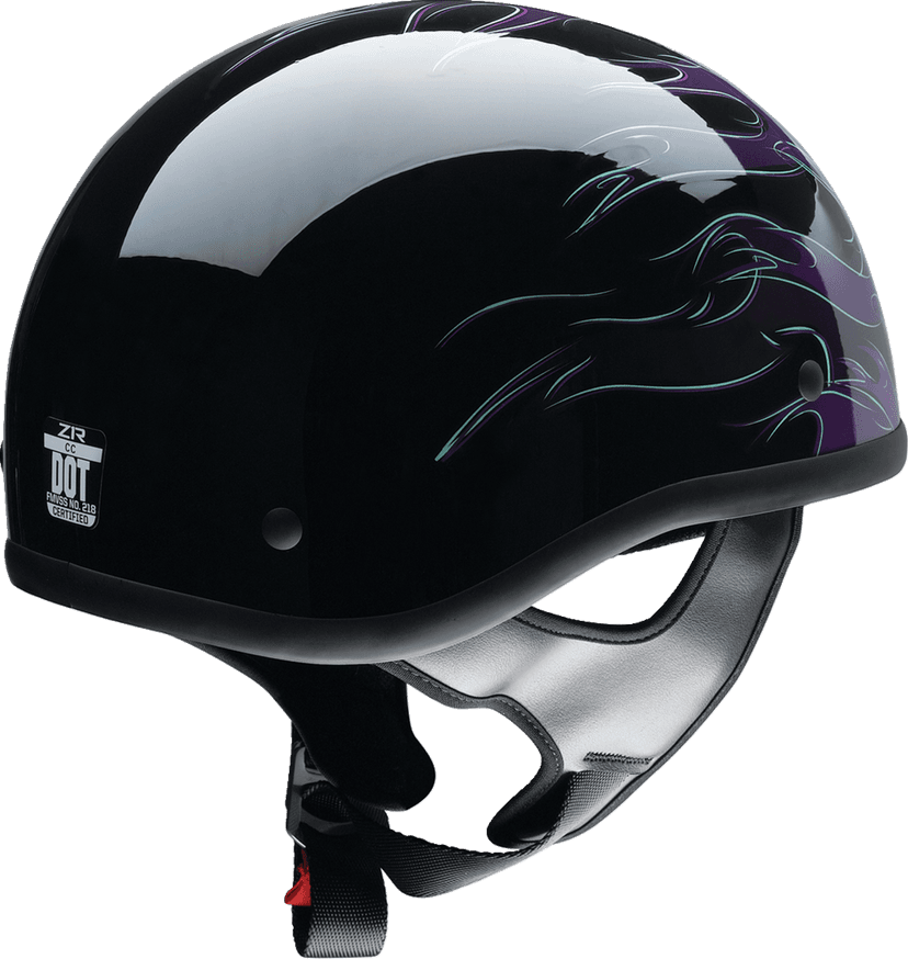 Z1R 0103-1341 CC Beanie Helmet - Hellfire - Purple - Large — image 3 of 5