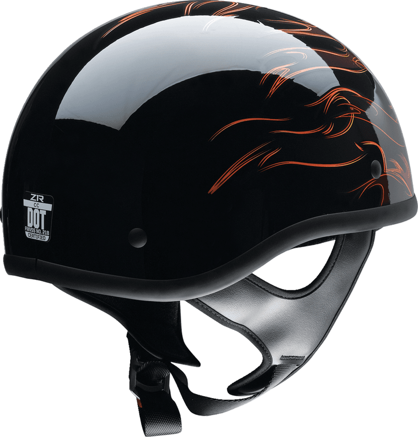 Z1R 0103-1348 CC Beanie Helmet - Hellfire - Orange - Large — image 4 of 5