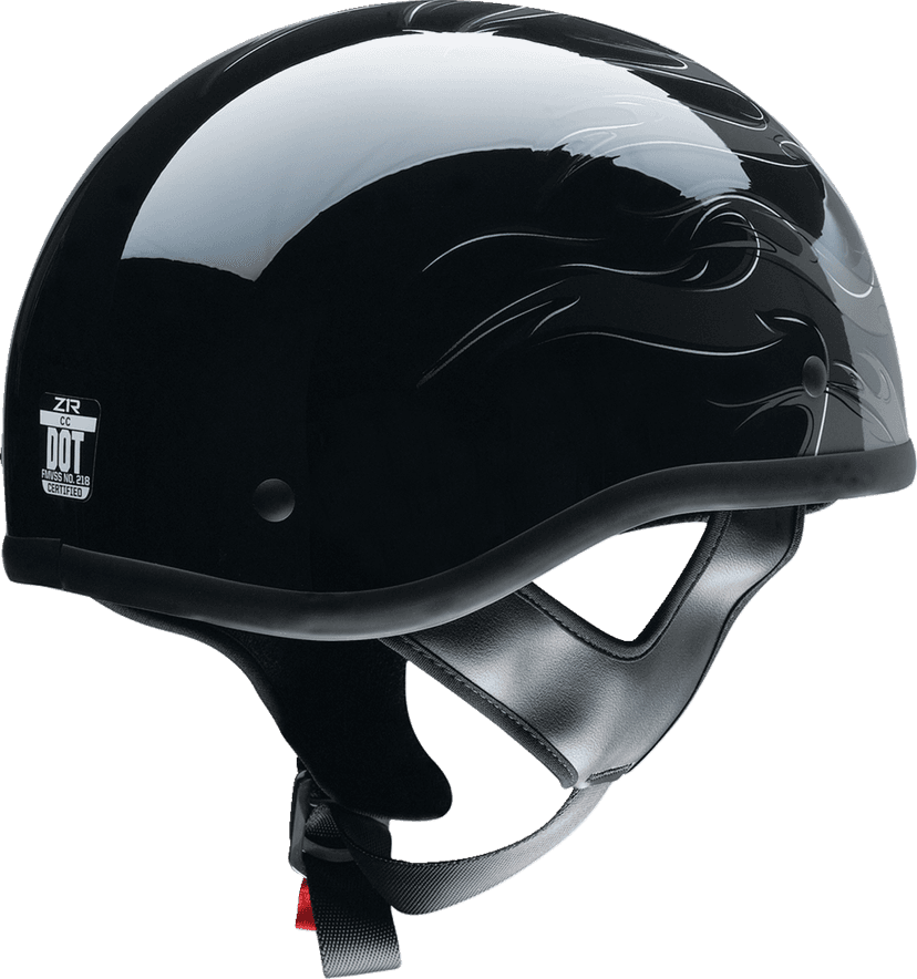 Z1R 0103-1355 CC Beanie Helmet - Hellfire - Gray - Large — image 5 of 5