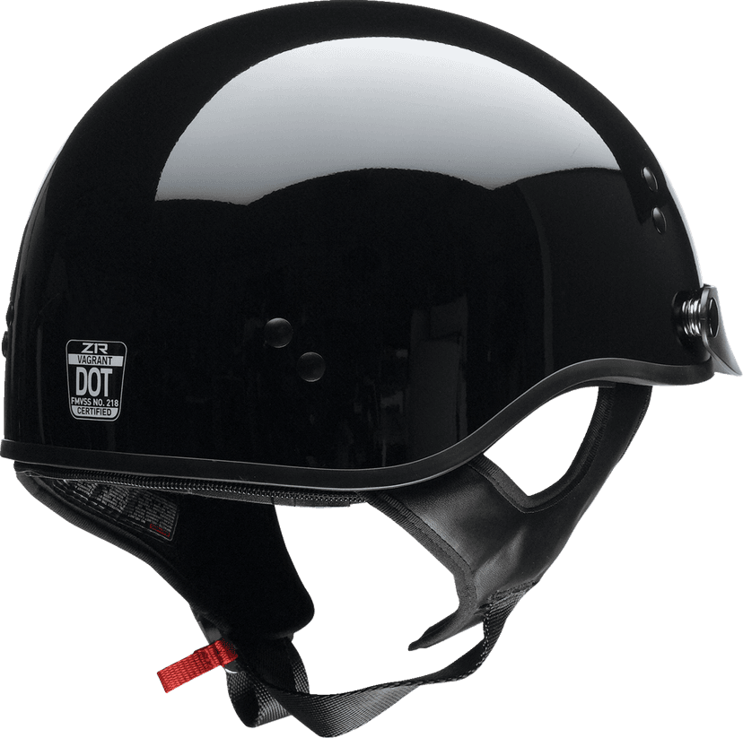 Z1R 0103-1366 Vagrant NC Helmet - Black - XS — image 5 of 8