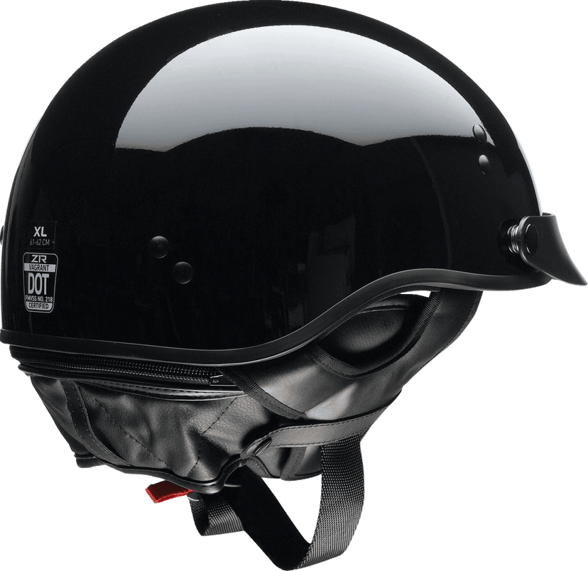 Z1R 0103-1370 Vagrant NC Helmet - Black - XL — image 7 of 8