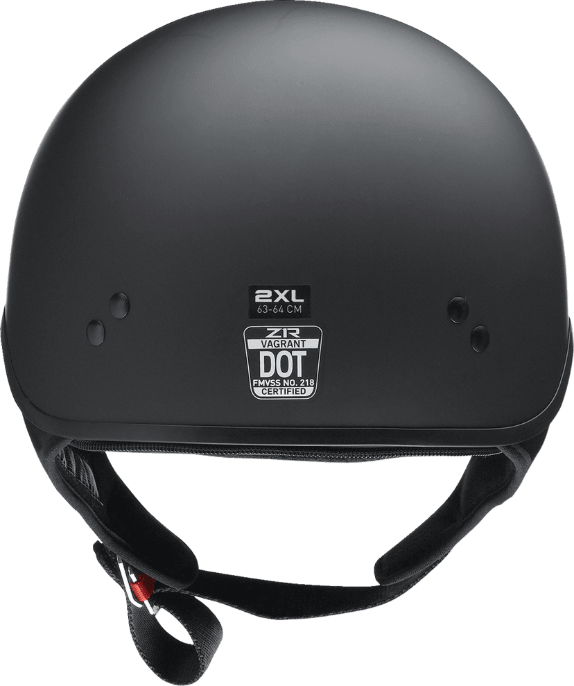 Z1R 0103-1375 Vagrant NC Helmet - Flat Black - Large — image 3 of 6