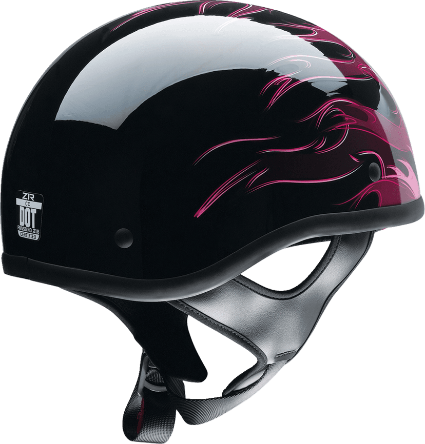 Z1R 0103-1400 CC Beanie Helmet - Hellfire - Pink - XL — image 4 of 5