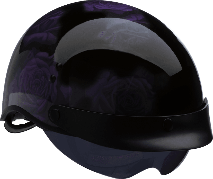 Z1R 0103-1445 Vagrant NC Helmet - Rose - Black/Purple - Small — image 3 of 7