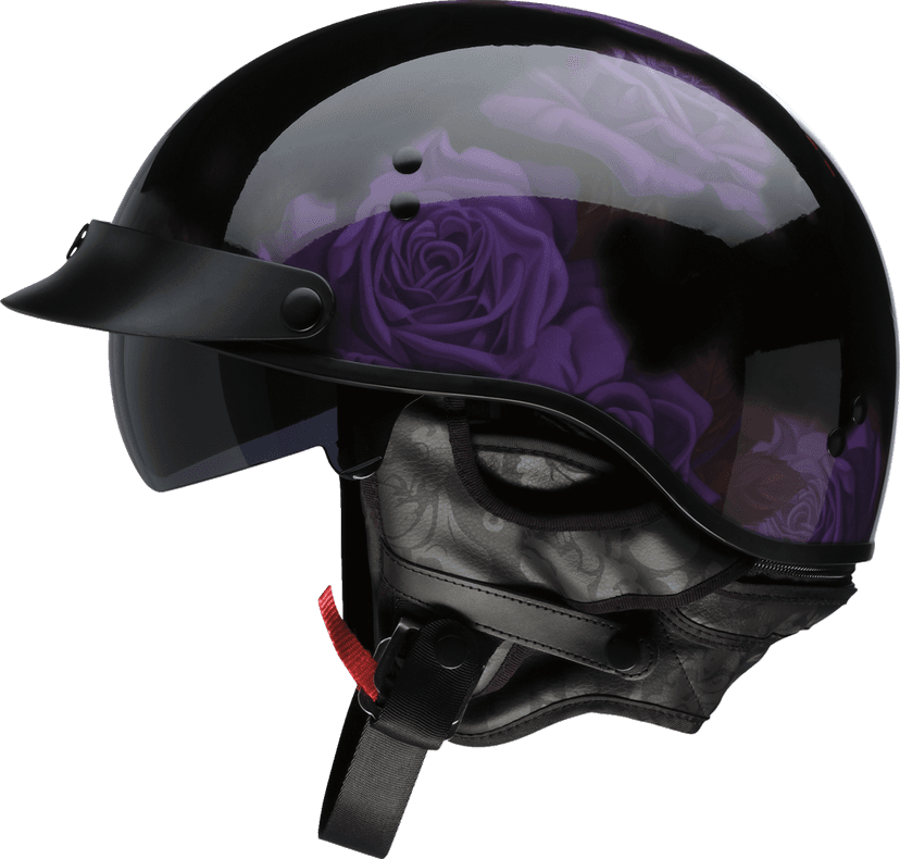 Z1R 0103-1445 Vagrant NC Helmet - Rose - Black/Purple - Small — image 7 of 7