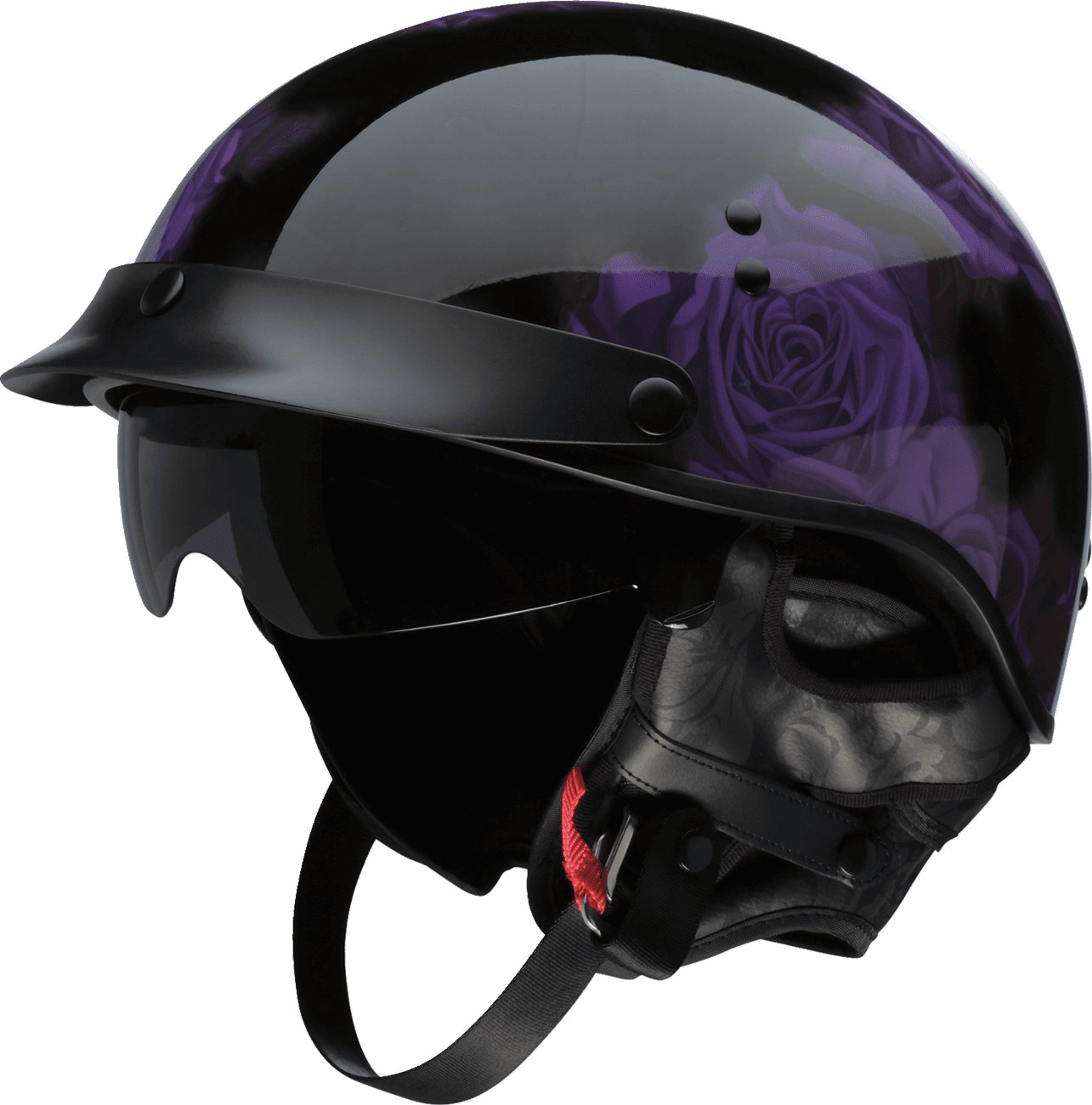 Z1R 0103-1446 Vagrant NC Helmet - Rose - Black/Purple - Medium