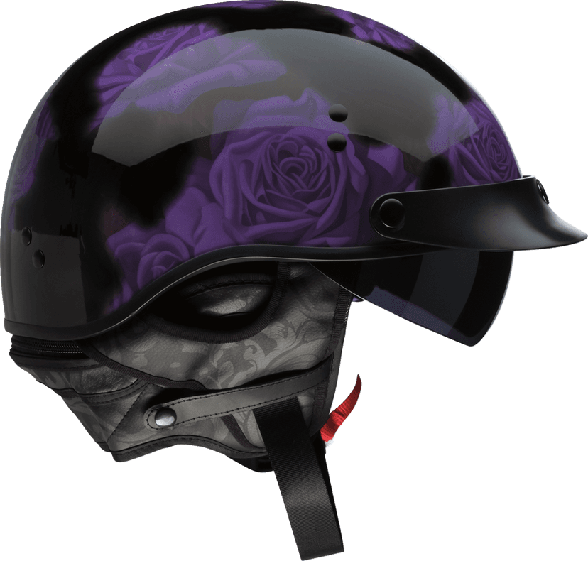 Z1R 0103-1449 Vagrant NC Helmet - Rose - Black/Purple - 2XL — image 4 of 7