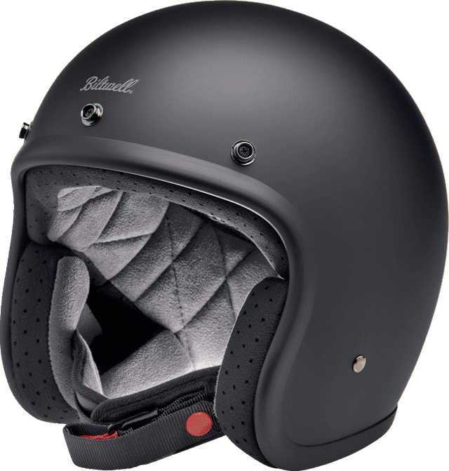 BILTWELL 0104-1484 Bonanza Helmet - Flat Black - XS — image 1 of 7
