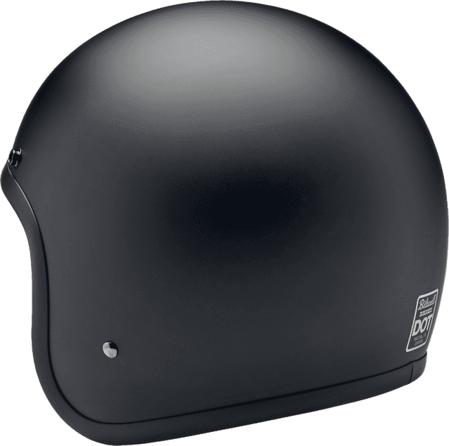 BILTWELL 0104-1484 Bonanza Helmet - Flat Black - XS — image 6 of 7