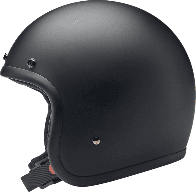 BILTWELL 0104-1484 Bonanza Helmet - Flat Black - XS — image 7 of 7