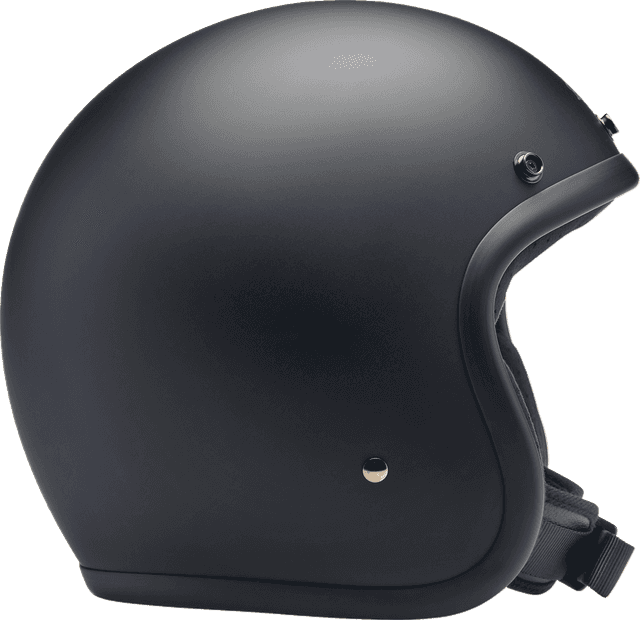 BILTWELL 0104-1487 Bonanza Helmet - Flat Black - Large — image 4 of 7