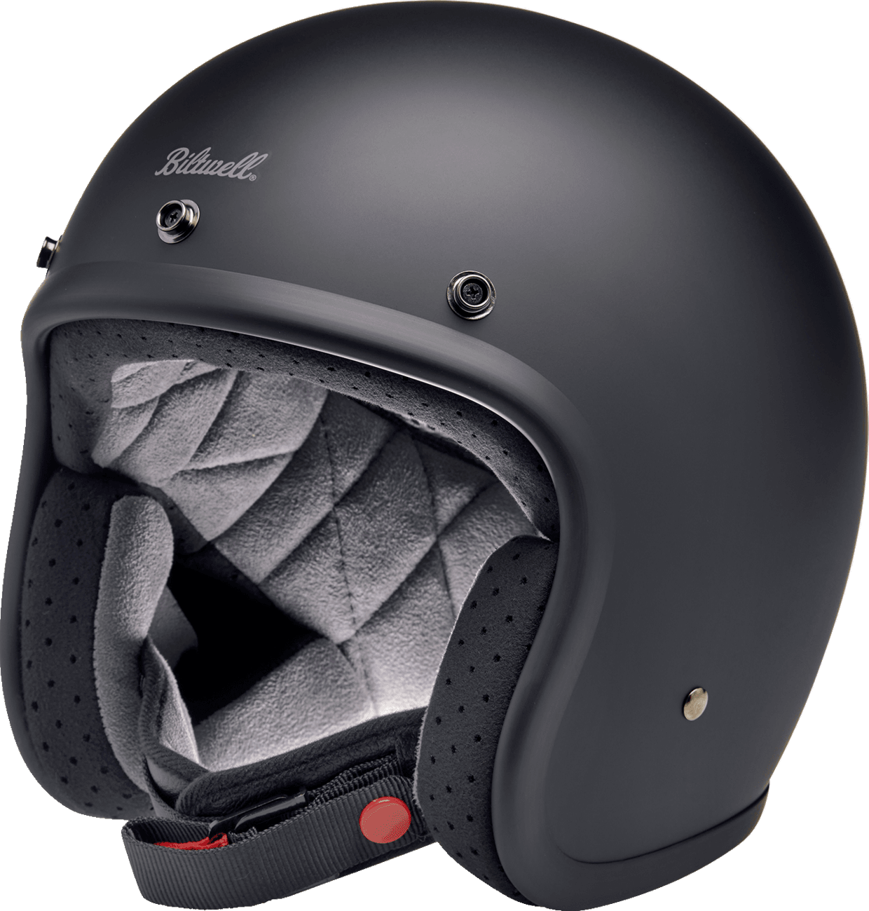 BILTWELL 0104-1488 Bonanza Helmet - Flat Black - XL