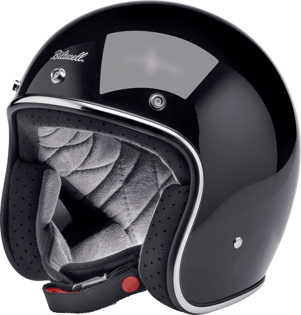 BILTWELL 0104-1502 Bonanza Helmet - Gloss Black - XS
