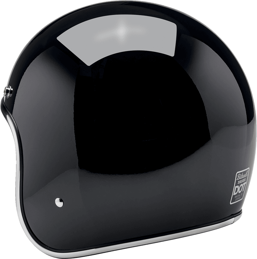 BILTWELL 0104-1502 Bonanza Helmet - Gloss Black - XS — image 3 of 7