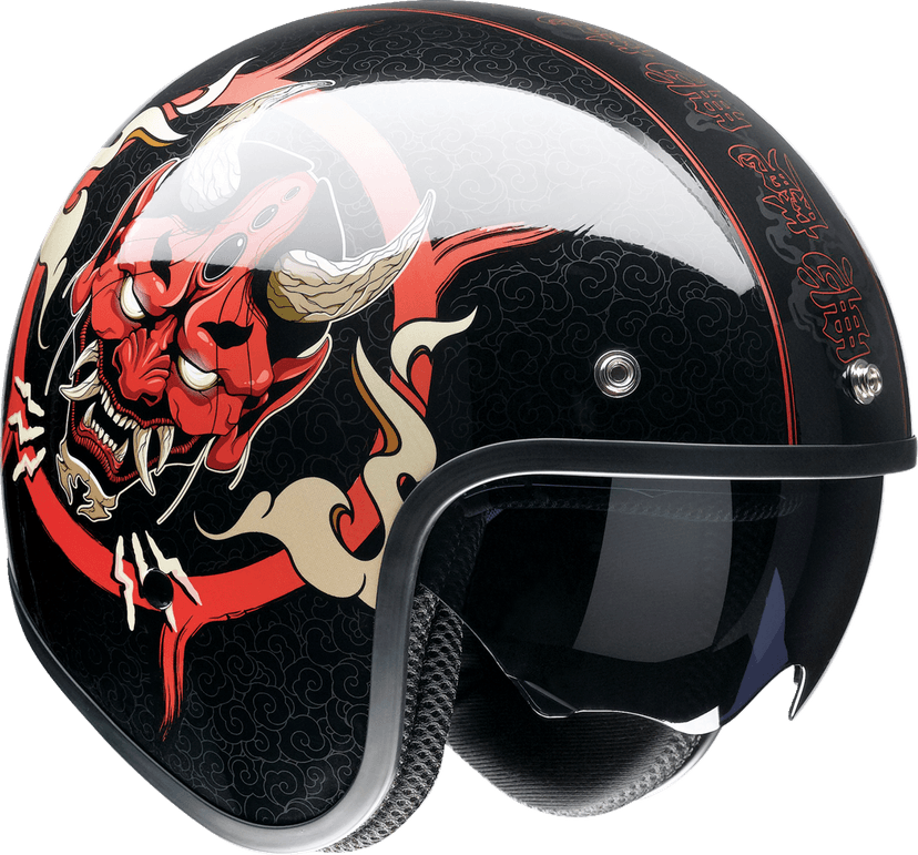 Z1R 0104-2877 Saturn Helmet - Devilish - Gloss Black/Red - Small — image 6 of 6