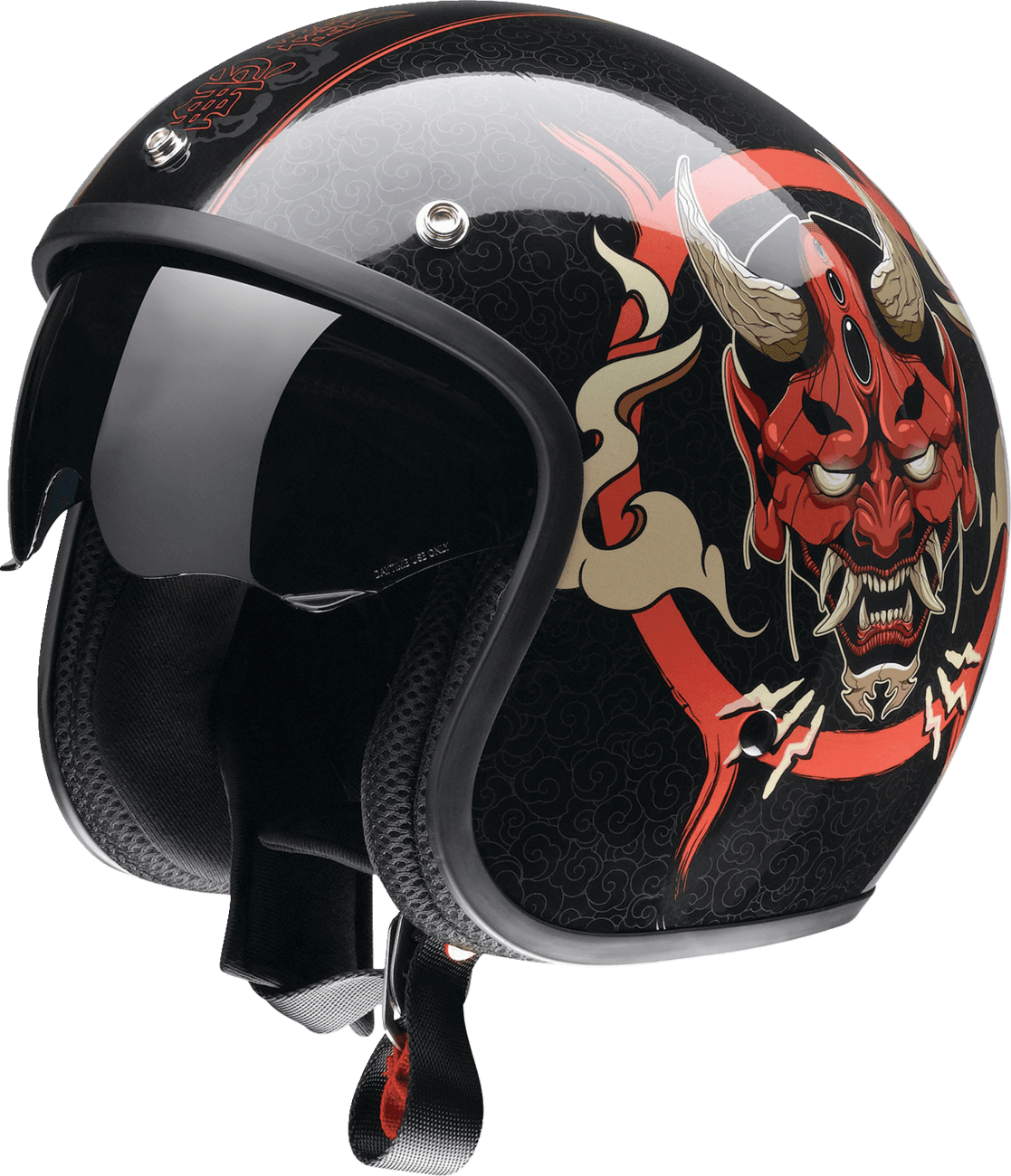 Z1R 0104-2881 Saturn Helmet - Devilish - Gloss Black/Red - 2XL