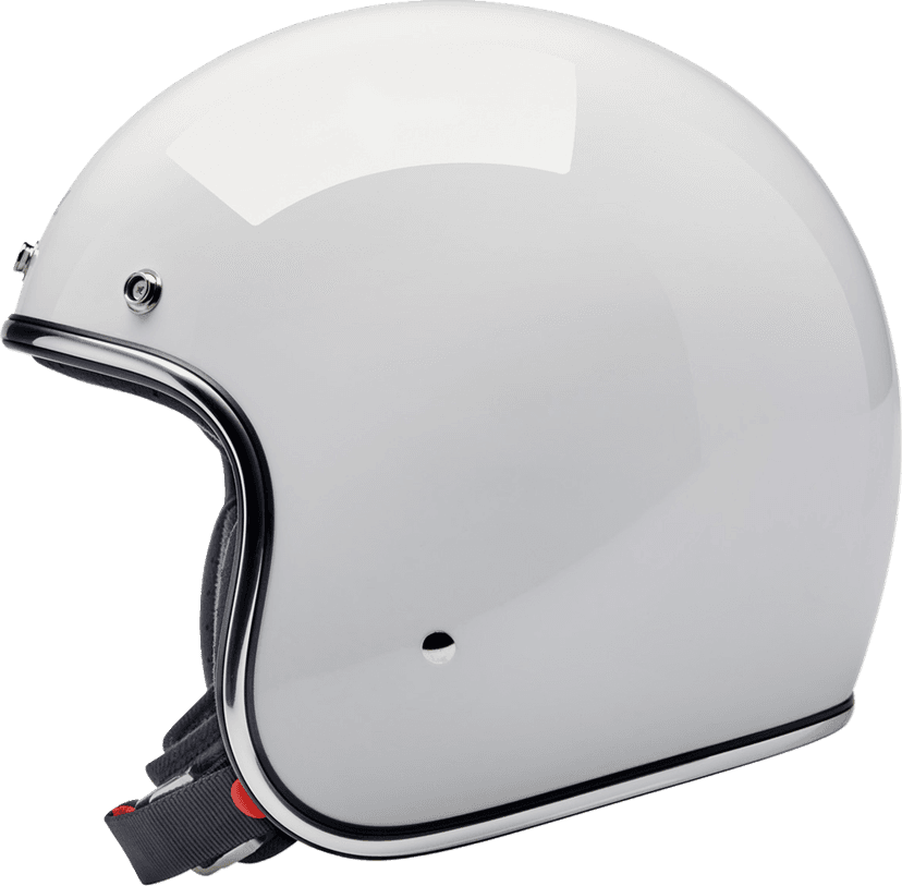 BILTWELL 0104-3141 Bonanza Helmet - Gloss White - Medium — image 4 of 6