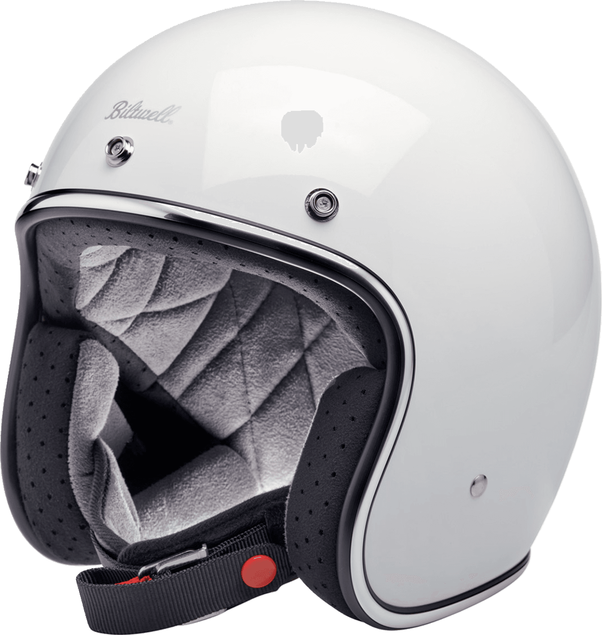 BILTWELL 0104-3142 Bonanza Helmet - Gloss White - Large