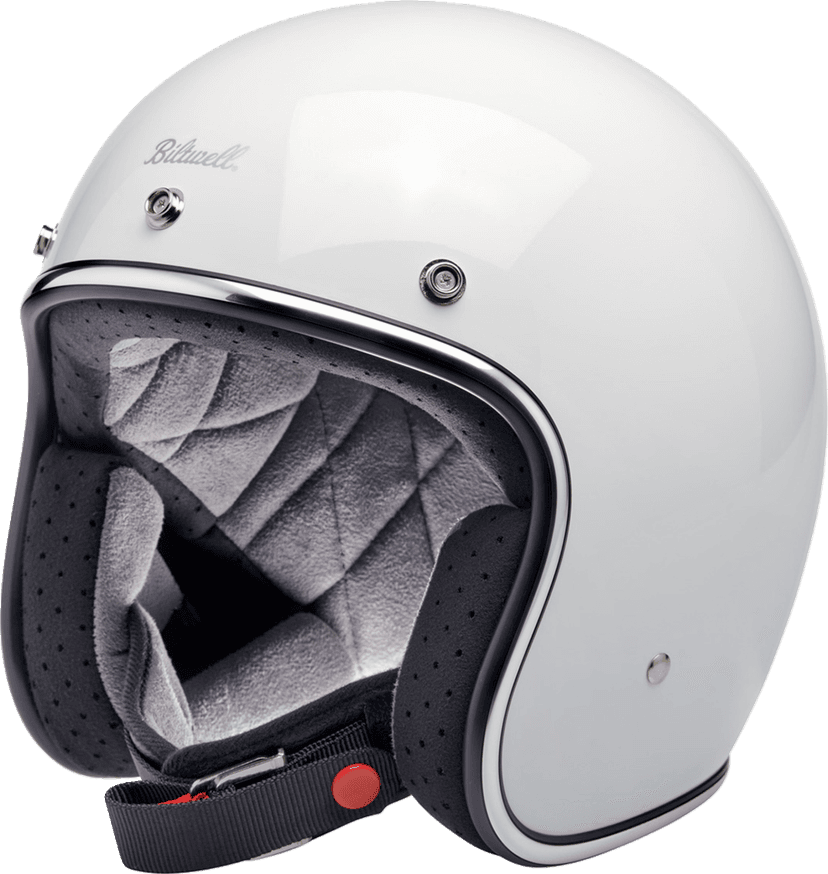BILTWELL 0104-3143 Bonanza Helmet - Gloss White - XL — image 1 of 6