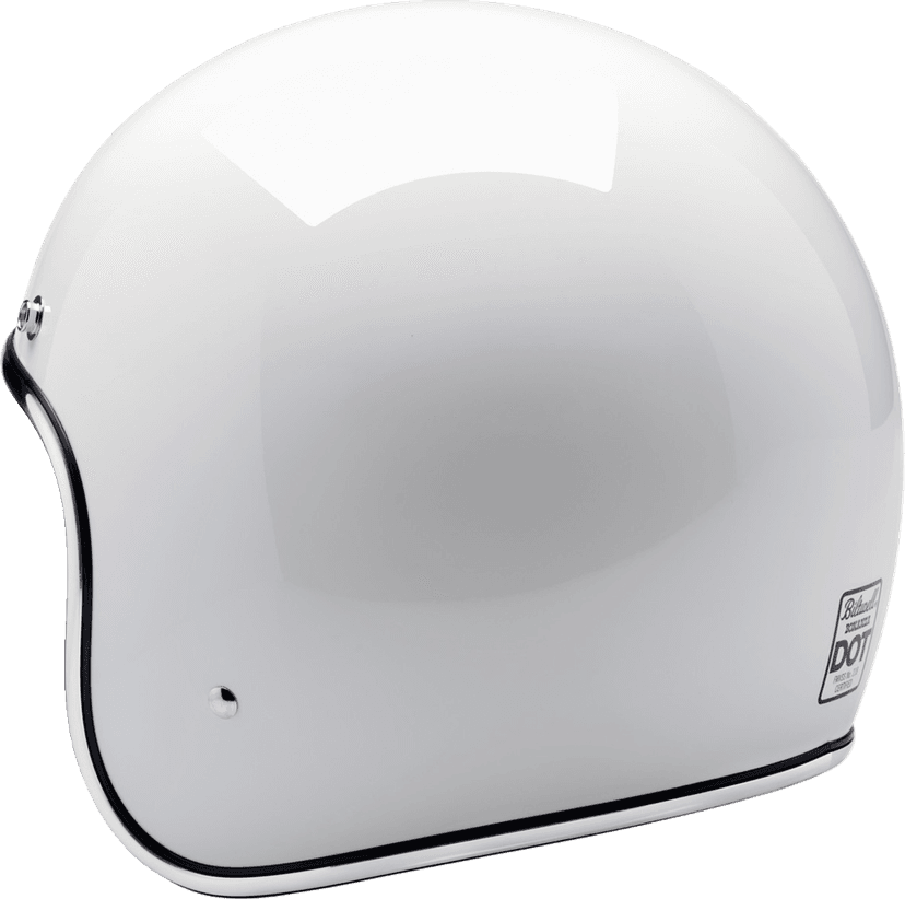 BILTWELL 0104-3144 Bonanza Helmet - Gloss White - 2XL — image 2 of 6