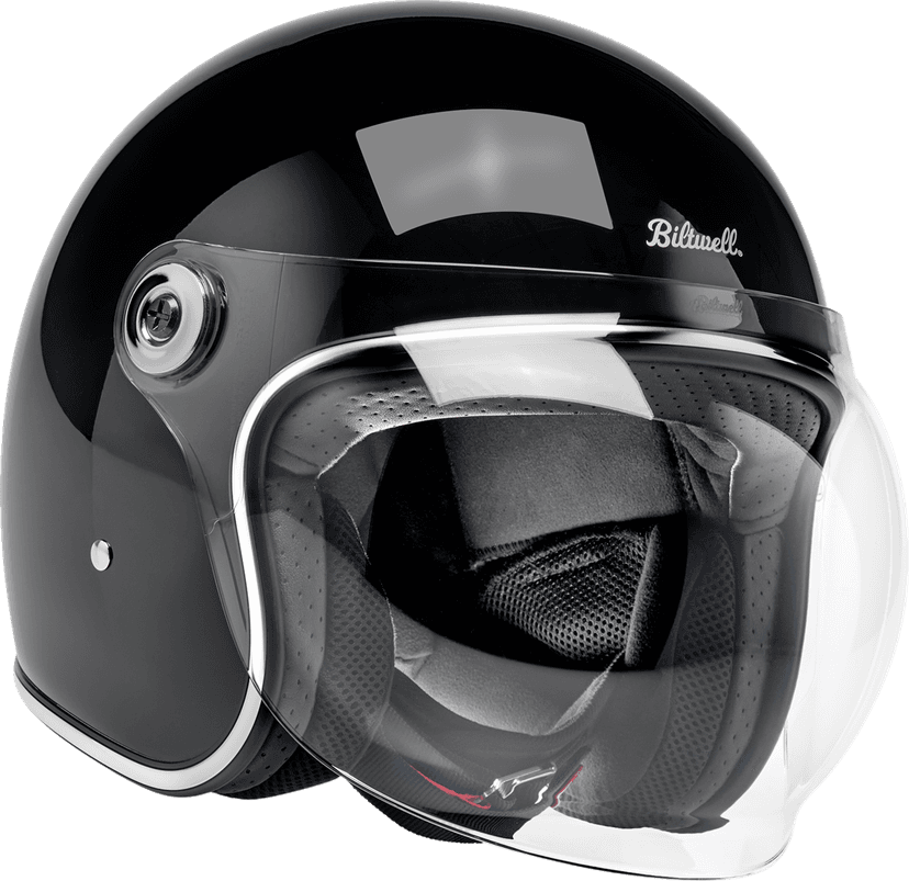 BILTWELL 01043240 Tahoe™ Helmet - Solid - Gloss Black - Medium — image 7 of 9