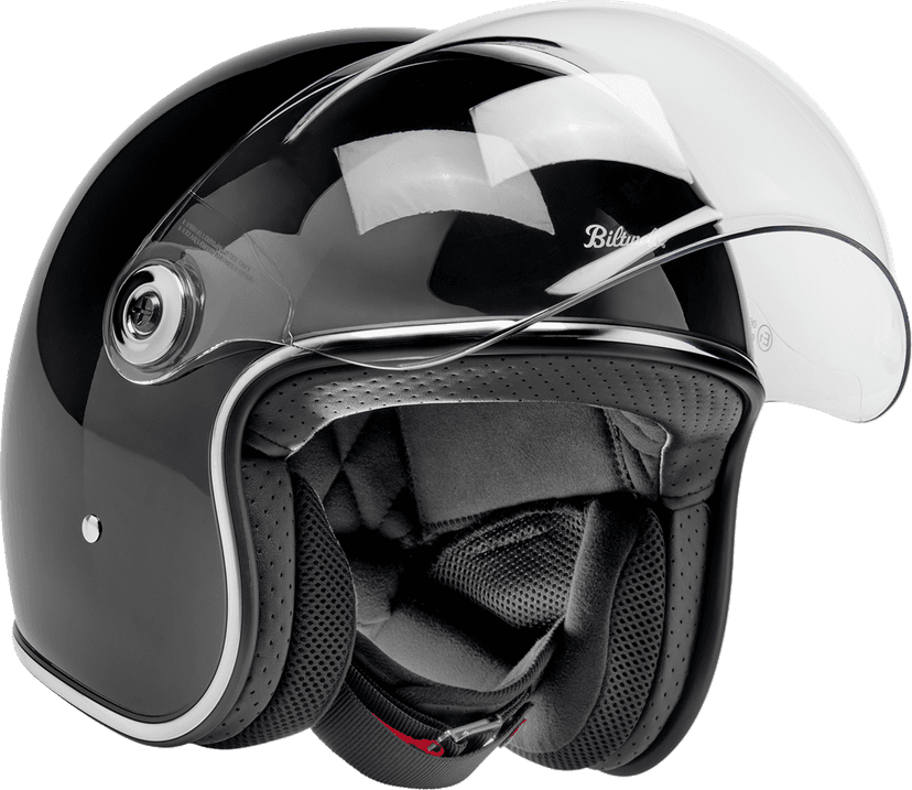 BILTWELL 01043242 Tahoe™ Helmet - Solid - Gloss Black - XL — image 1 of 9