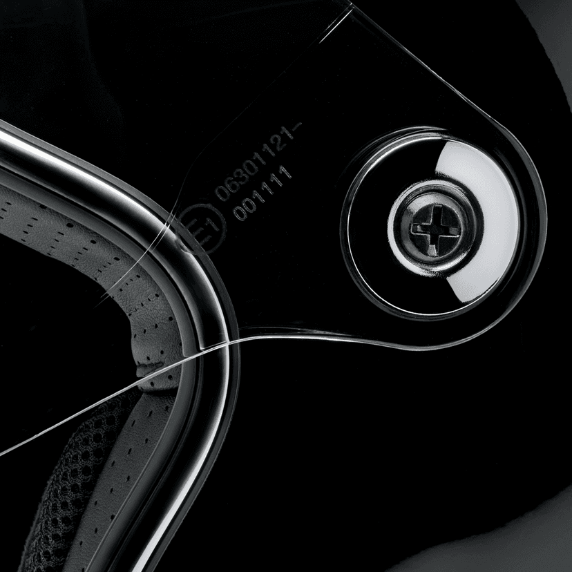 BILTWELL 01043243 Tahoe™ Helmet - Solid - Gloss Black - 2XL — image 9 of 9