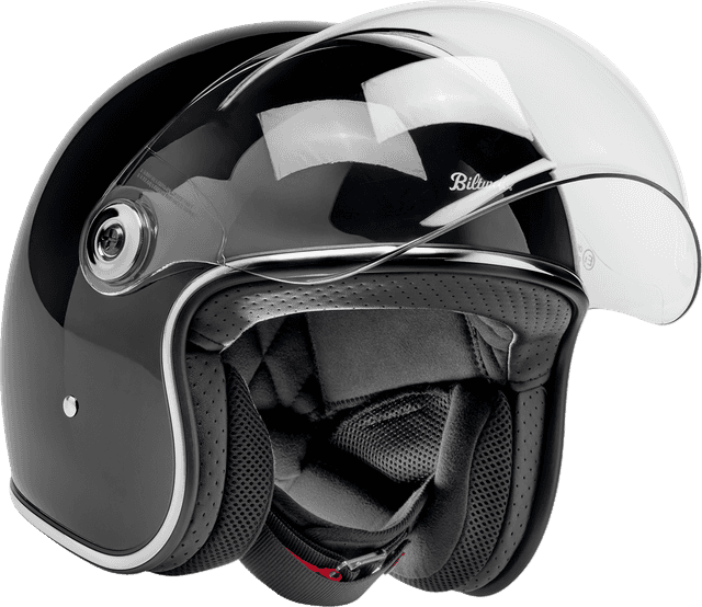 BILTWELL 01043243 Tahoe™ Helmet - Solid - Gloss Black - 2XL — image 8 of 9