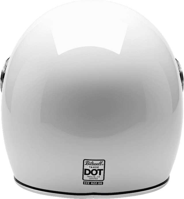 BILTWELL 01043244 Tahoe™ Helmet - Solid - Gloss White - XS — image 4 of 9
