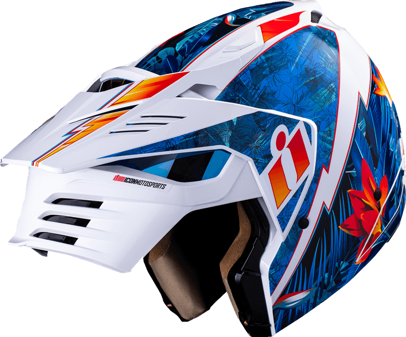 ICON 0104-3265 Elsinore™ Helmet - Kaonohi - Blue - Small — image 3 of 12
