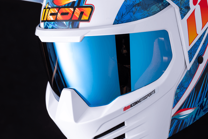 ICON 0104-3267 Elsinore™ Helmet - Kaonohi - Blue - Large — image 6 of 12