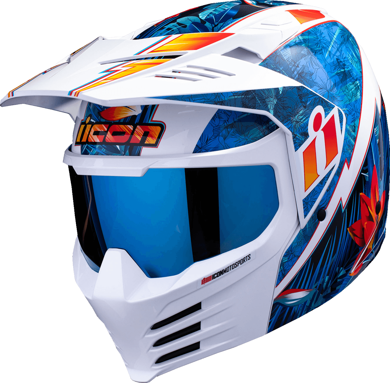 ICON 0104-3268 Elsinore™ Helmet - Kaonohi - Blue - XL