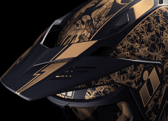 ICON 0104-3271 Elsinore™ Helmet - Kaonohi - Black - XS — image 8 of 13
