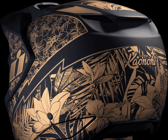 ICON 0104-3271 Elsinore™ Helmet - Kaonohi - Black - XS — image 5 of 13