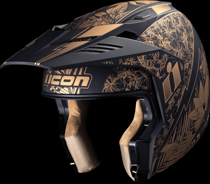 ICON 0104-3276 Elsinore™ Helmet - Kaonohi - Black - XL — image 10 of 13