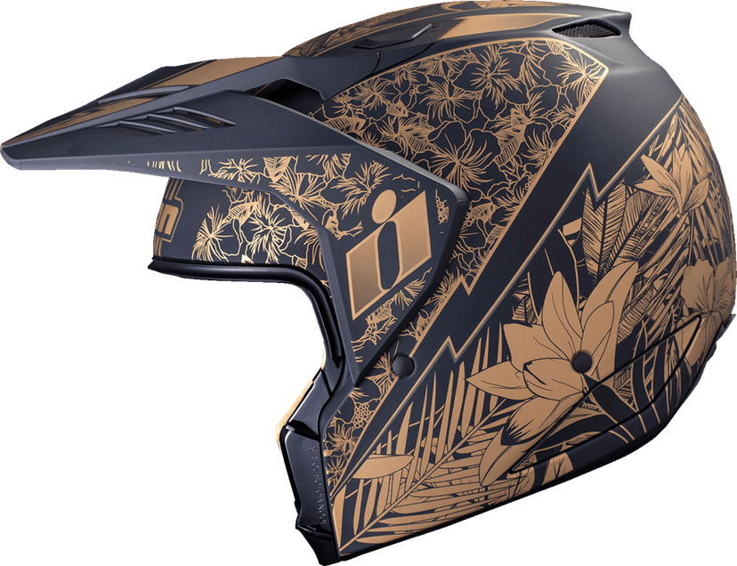 ICON 0104-3276 Elsinore™ Helmet - Kaonohi - Black - XL — image 4 of 13
