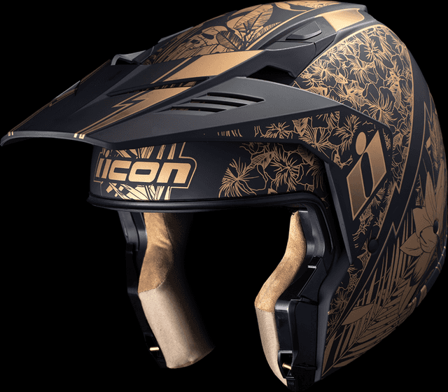 ICON 0104-3279 Elsinore™ Helmet - Kaonohi - Black - 3XL — image 6 of 13