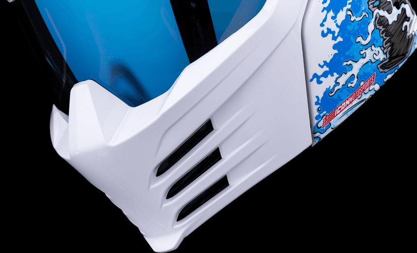 ICON 0104-3280 Elsinore™ Helmet - American Basstard - Blue - Medium — image 5 of 11